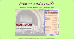 Desktop Screenshot of fze.hu